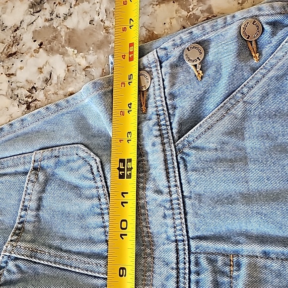 London London Jean Bib shortalls - Picture 9 of 14